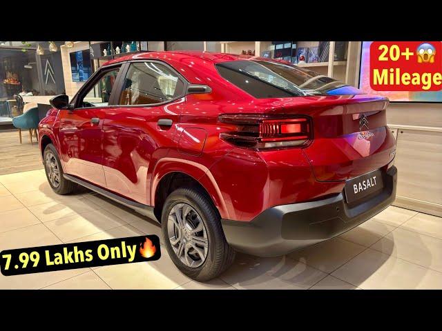 2024 New Citroen Basalt You Base Model Honest Review | Better Than TATA Cruvv ?