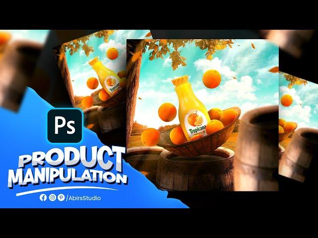 Product Manipulation Social Media Advertising Design Tutorial | Photoshop Tutorial