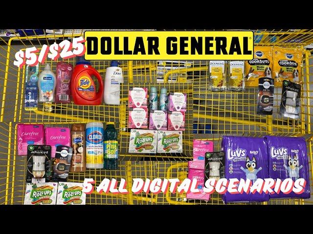 Dollar General - Saturday 10/19/24 $5/$25 - 5 All Digital Scenarios!