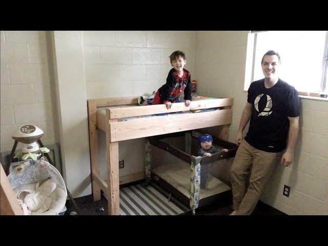 $68 Cheap DIY Toddler Bunk / Loft Bed.