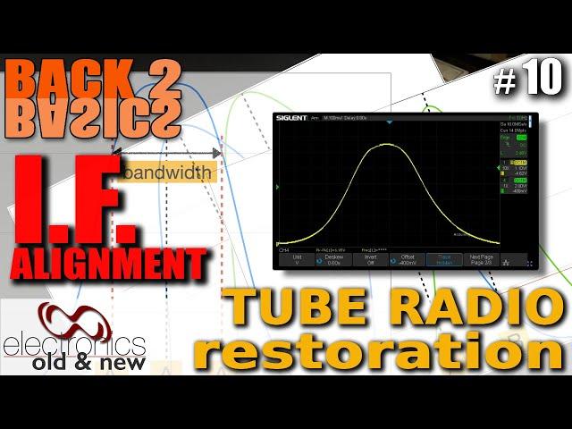 The all-important IF alignment of the AM - Tube Radio Restoration Back to Basics part 10 #pcbway#