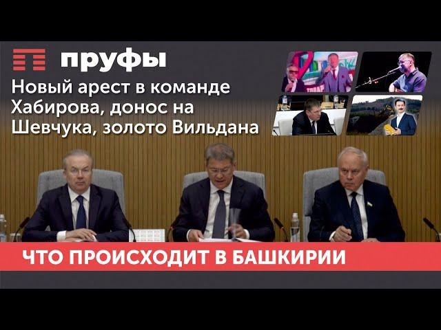 Новый арест в команде Хабирова, донос на Шевчука, золото Вильдана. Что происходит в Башкирии