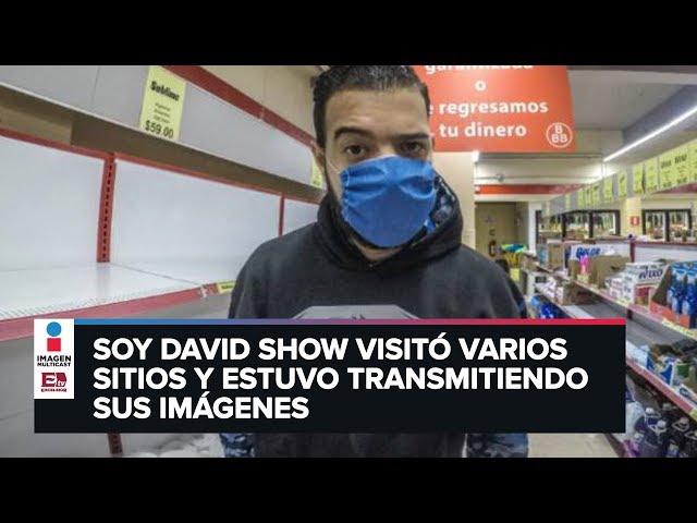 Youtuber con coronavirus rompe cuarentena y sale a comprar comida