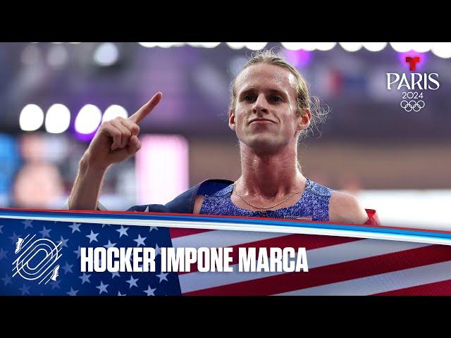 Cole Hocker de USA gana el oro y rompe récord en Atletismo 1.500 m | Juegos Olímpicos París 2024