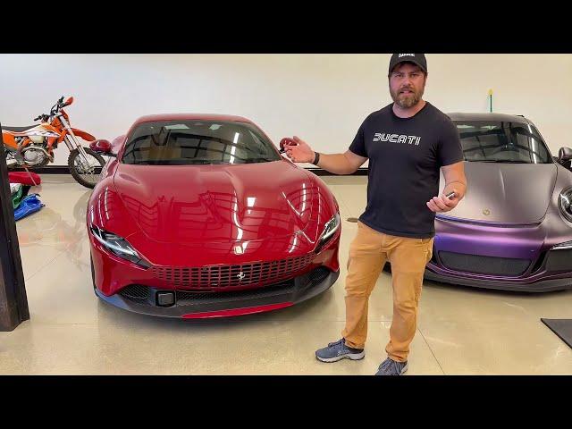 Explore a Ferrari Roma with me!