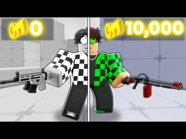 1 Key vs 10,000 Keys Loadout in Roblox Rivals..