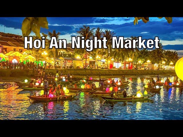 Visiting the Hoi An Night Market: Boat Ride, Food Scene, Lanterns | Vietnam Travel Vlog #7