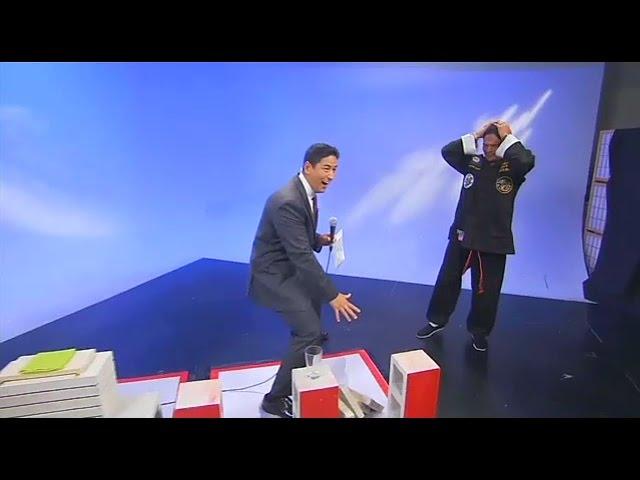 Martial arts epic fail by tv host (fake Grand Master Bruce Silva)