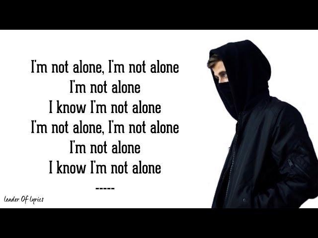 Alan Walker - ALONE (Lyrics)