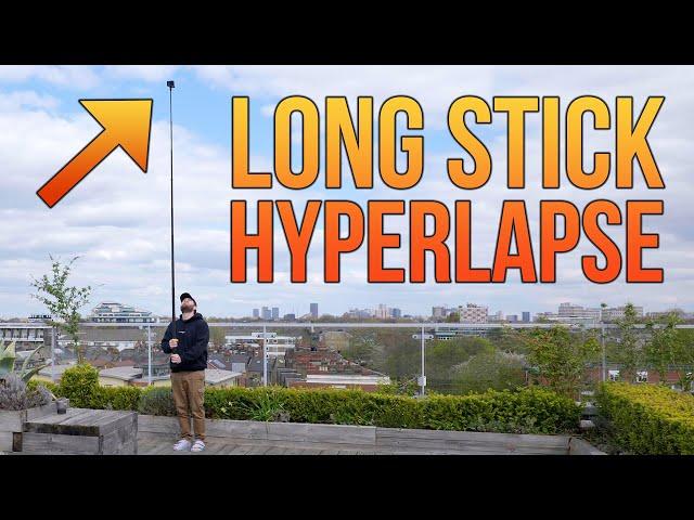 I put my camera on a long stick