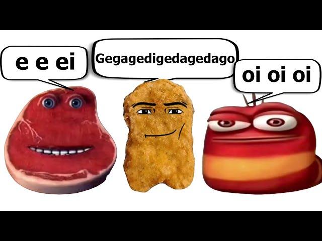 Gegagedigedagedago vs oi oi oi red larva vs e e ei i'm on vacation