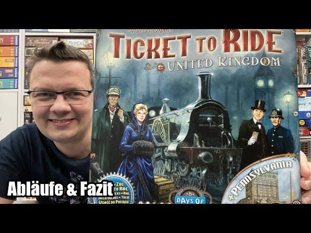 Zug um Zug 5. Erweiterung (Days of Wonder / asmodee) - United Kingdom und Pennsylvania