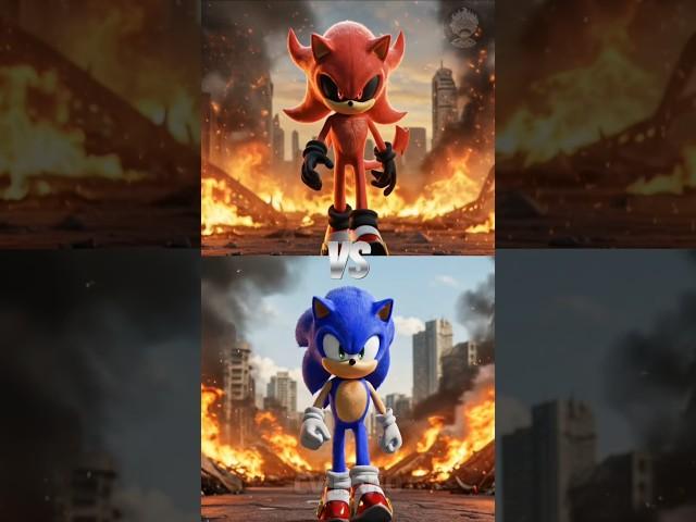 Demon Sonic vs Sonic, Knuckles, Shadow & Silver the Hedgehog, Metal Sonic