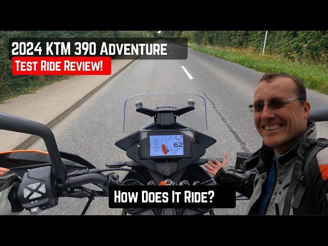 2024 KTM 390 adventure Test ride review - Meet the Honda NX500 Competitor!