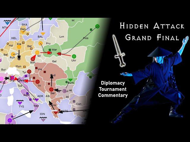 Hidden Attack S5 Grand Final - Diplomacy Tournament Commentary