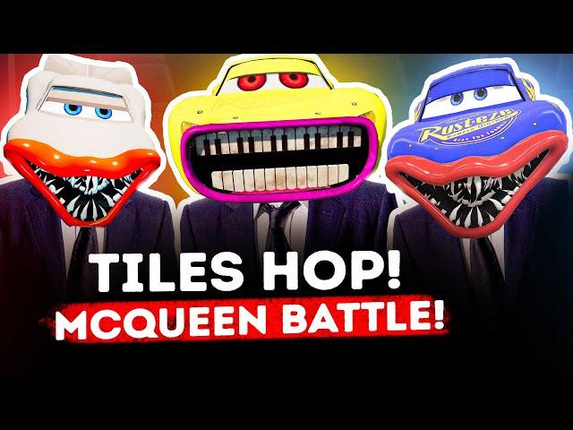 4 MCQUEEN EATERS BATTLE! CRAZY TILES HOP BATTLE! BUGS BUNNY PLAY