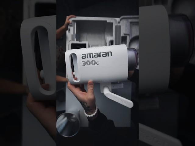 ASMR Unboxing - the amaran PT4c and the amaran 300c #lighting