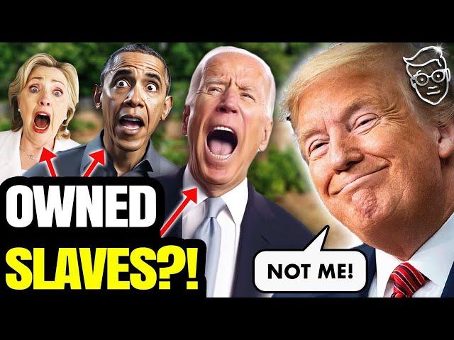 YIKES! Obama's Family Owned Slaves! TRUMP The ONLY President With NO Slavery History | New Report