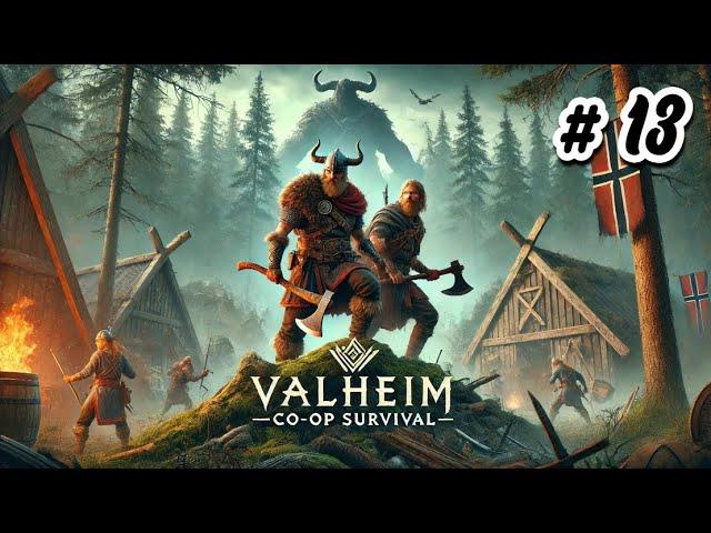 We Accidentally Came Across The TRADER.. and the plains... - Valheim Co-op Playthrough [Ep 13]