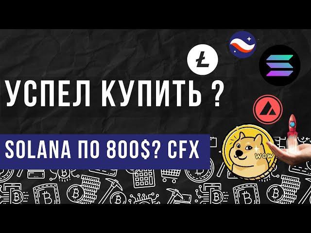 ЭТИ МОНЕТЫ СДЕЛАЮТ ТЕБЯ МИЛЛИОНЕРОМ: SOLANA,  STRK, SUI, AVALANCHE, COSMOS, CFX