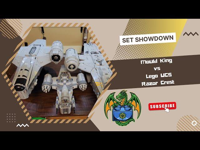 Razor Crest set showdown - Mould King vs Lego UCS - Which set is better?