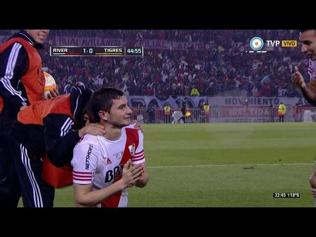 Gol de Alario. River 1 - Tigres 0 | Copa Libertadores 2015 - Final (vuelta)