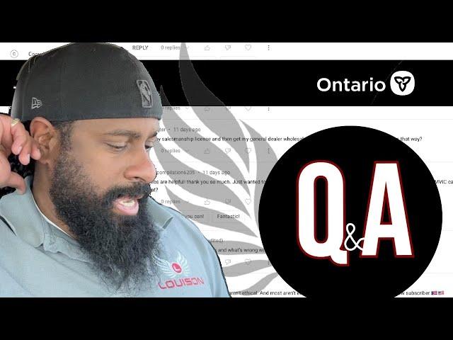 Q&A - Wholesale Licence Clarification & Tire Shops