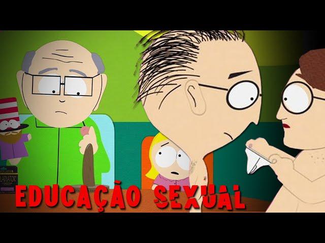 South Park falando sobre EDUCAÇÃO SEXUAL