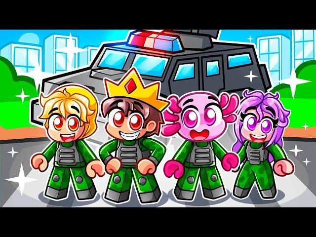 Having A MILITARY FAMILY In Roblox DRIVING EMPIRE!