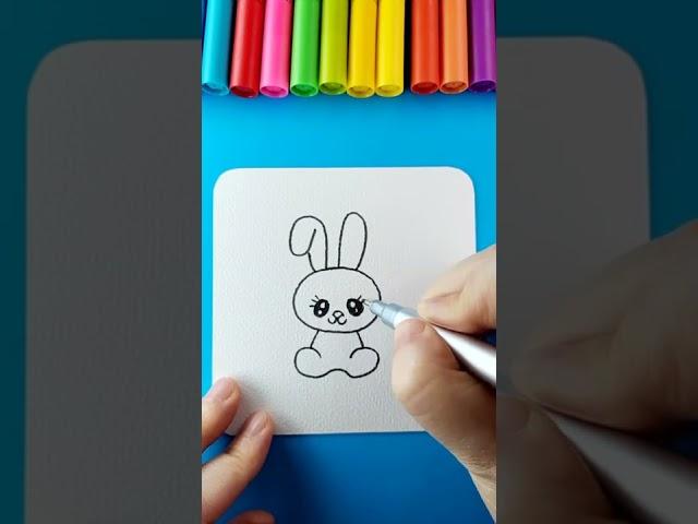 A Cute Bunny  | Easy Drawings