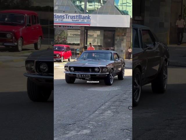 Ford Mustang 1969 v8 #slvehicles #srilankacarspotters #srilanka #fordmustang #viral