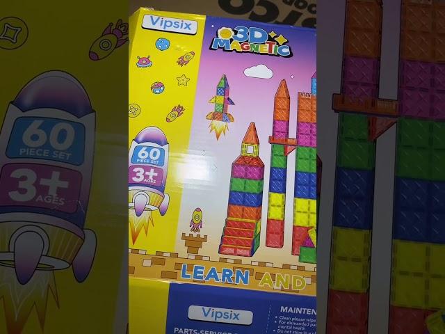 Magnetic Tiles: Must-Have Toddler Toys! #toddlertoys #magnetictiles
