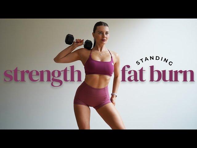 30 MIN STANDING FULL BODY WORKOUT FOR FAT BURN & STRENGTH- No Jumping | No Repeats