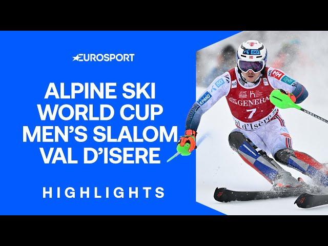 Kristoffersen Produces HUGE Second Run In Val d'Isere! | FIS Alpine Ski World Cup 2024/25 Highlights