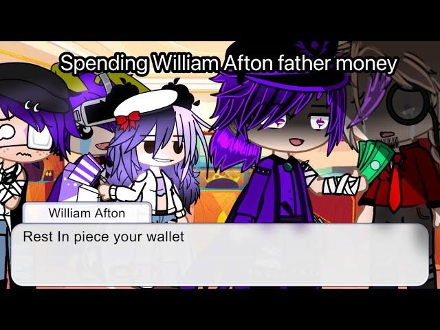 William Aftons and his siblings spend William’s father’s money//FNAF//My AU// Funny