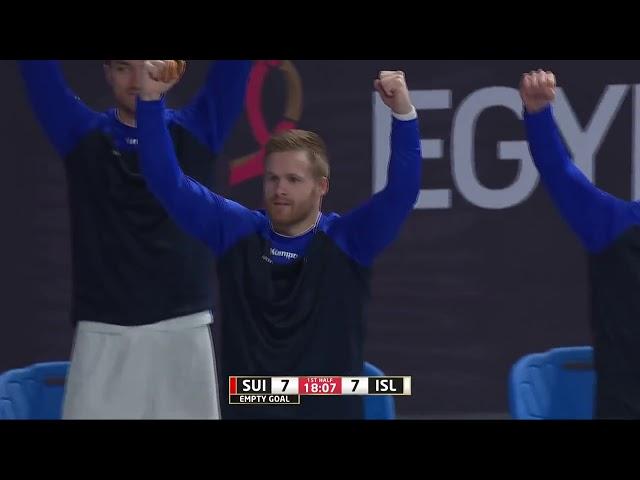 Switzerland - Iceland Handball WC 2021 Highlights. IHF Men's Handball World Championship Egypt 2021