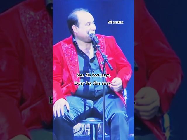 sara din beet jaye sari raat jage status || Rahat fateh ali khan #rahatfatehalikhan