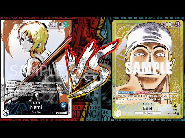 Nami VS Enel | One Piece TCG | OP07 Tournament Gameplay