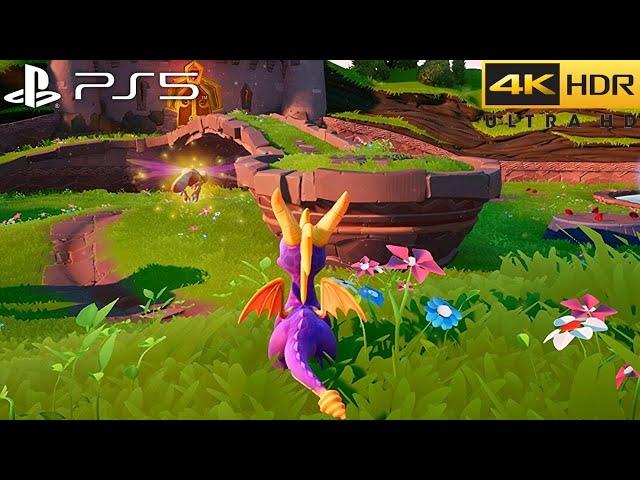 Spyro Reignited Trilogy (PS5) 4K HDR Gameplay - (100% Full Game)