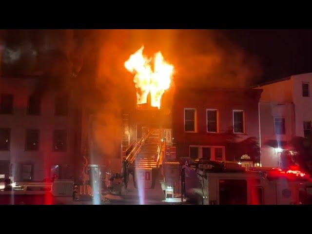 FDNY - Early Arrival + Audio - Brooklyn 4th Alarm Box 1676 - Heavy Fire in 5 Buildings - 8/26/24