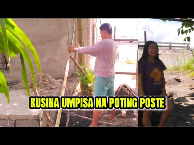 UMPISA NA KUSINA NG BAHAY NI CUMLAUDE GIRL MAY POTING NA SA POSTE