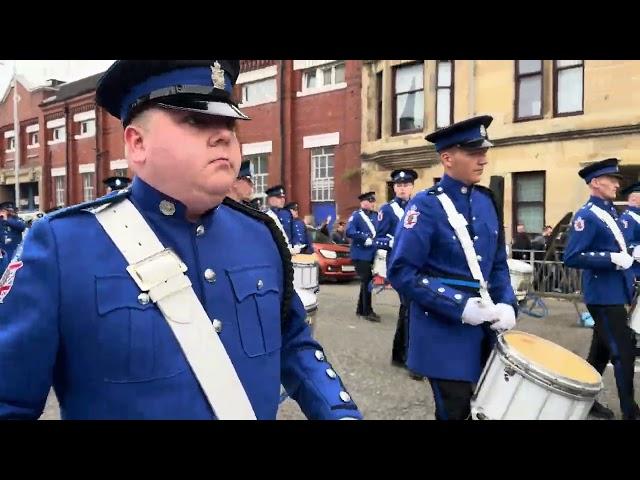 Pride of Govan flute band  anniversary parade 2024