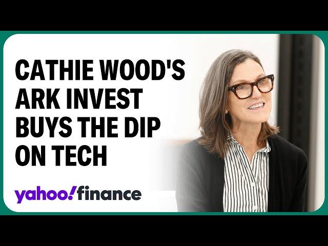 Cathie Wood's Ark Invest is buying the dip on tech stocks