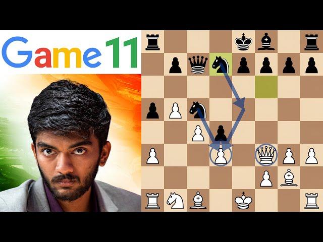 Game 11: Gukesh D vs Ding Liren | World Chess Championship 2024