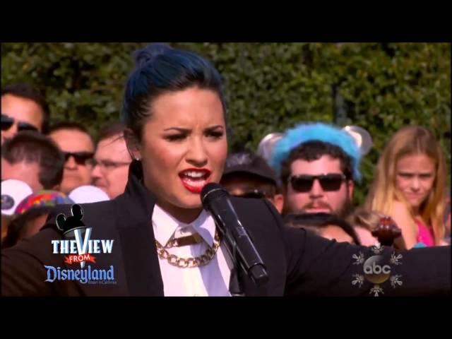 Demi Lovato performs "Let it Go" on The View