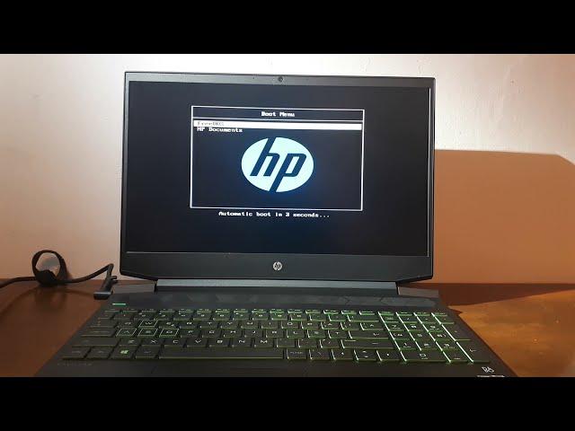 FreeDOS Laptop first boot, install Windows (HP Laptop)