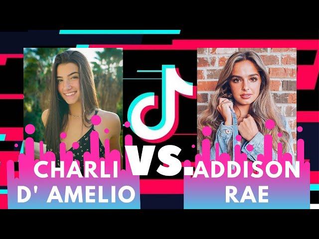 CHARLI D' AMELIO VS. ADDISON RAE TIKTOK DANCES l 7E Entertainment