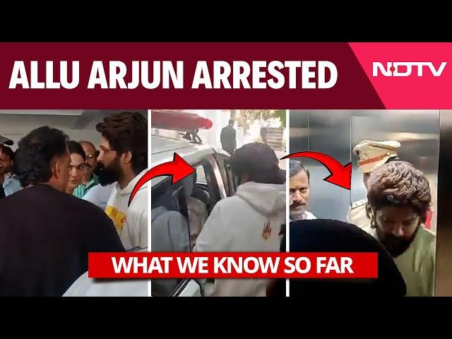 Allu Arjun Arrest Video | Allu Arjun Arrested By Hyderabad Police: What We Know So Far