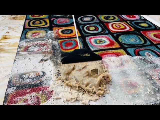 Scraping dirty water off carpets Compilation Pt. 50 || Satisfying Video