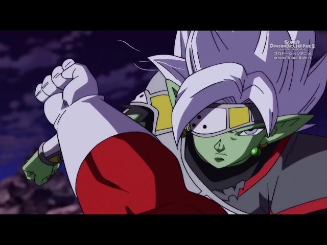 Super Dragon Ball Heroes Episode 9 - Jiren vs Cumber Oren and Zamasu English Sub